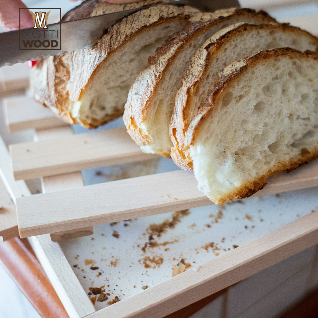 Tagliere per pane - Griglia estraibile