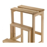 sgabello con ribalta legno faggio