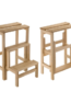 sgabello con ribalta legno faggio