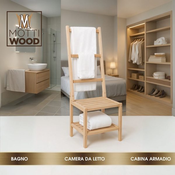 SEDIA DA BAGNO APPENDI ABITI DA BAGNO - 4